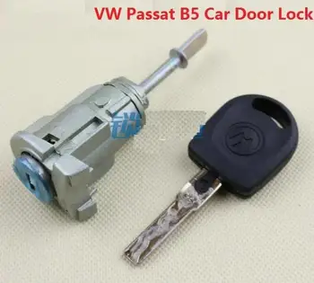 Najlepsza jakość Do VW Passat B5 Wymiana Zamka Drzwiowego Samochodu Z Kluczem Przedni Lewy samochodowy zamek Centralny zamek